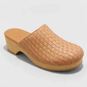 Wood Block Heel Clog